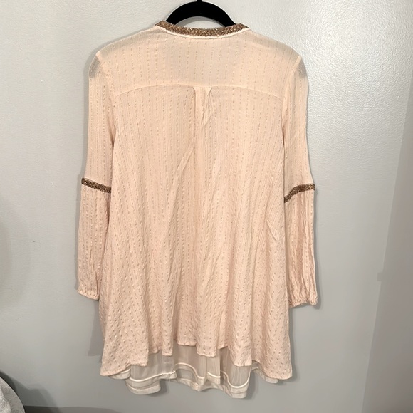 Embellished cream and gold dress - Picture 2 of 6